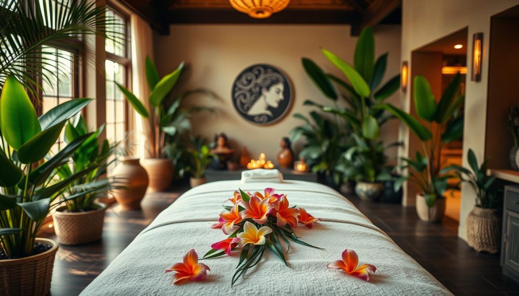 A tranquil, lush Balinese spa scene in Ataşehir, Istanbul. The foreground features a serene massage table adorned with fragrant flowers, surrounded by tropical plants and natural light filtering through large windows. The middle ground showcases soothing water features and decorative Balinese artwork. The background evokes a sense of peace and relaxation with warm, earthy tones, soft lighting, and subtle Balinese architectural details. The overall atmosphere exudes a calming, rejuvenating ambiance perfect for the restorative Bali massage experience. A tranquil, lush Balinese spa scene in Ataşehir, Istanbul. The foreground features a serene massage table adorned with fragrant flowers, surrounded by tropical plants and natural light filtering through large windows. The middle ground showcases soothing water features and decorative Balinese artwork. The background evokes a sense of peace and relaxation with warm, earthy tones, soft lighting, and subtle Balinese architectural details. The overall atmosphere exudes a calming, rejuvenating ambiance perfect for the restorative Bali massage experience.